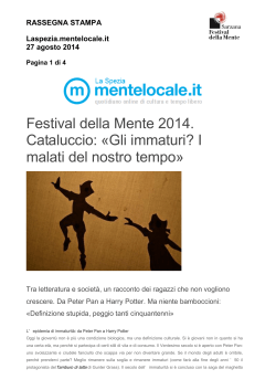 27-08-2014 - Festival della Mente