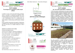 Brochure Progetto Tetti verdi (pdf)
