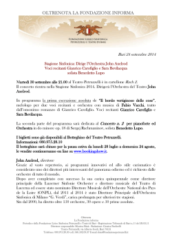 scarica pdf - Fondazione lirico sinfonica Petruzzelli e teatri di Bari