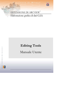 Editing Tools Manuale Utente