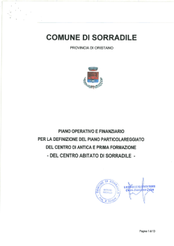 COMUNE DI SORRADILE - Sardegna Territorio