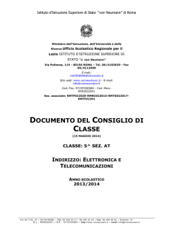 documento del consiglio di classe