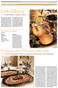Il pollo di Bresse