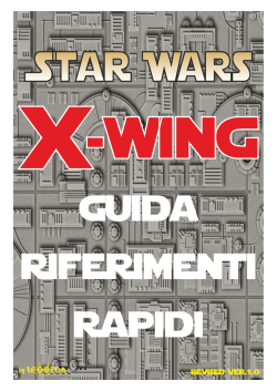Guida sintetica: riferimenti di gioco