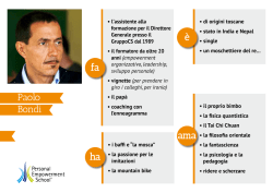 Paolo Bondi fa ha è ama - Personal Empowerment School