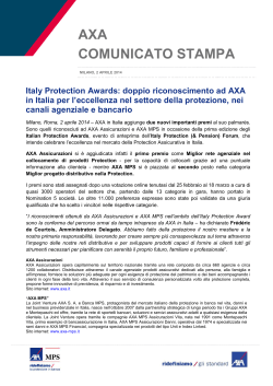 CS AXA e AMA MPS premi Italy Protection Awards 2014_def