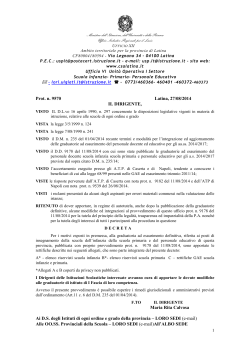 Decreto rettifica GaE1 del 27-08-2014