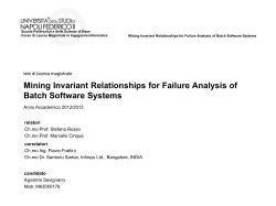 Mining Invariant Relationships for Failure Analysis of Batch Software