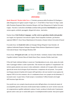 INVITO - Universit&agrave; degli Studi di Sassari