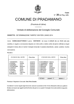 COMUNE DI PRADAIVIANO - Comune di Pradamano