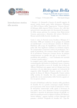 Introduzione storica alla Mostra