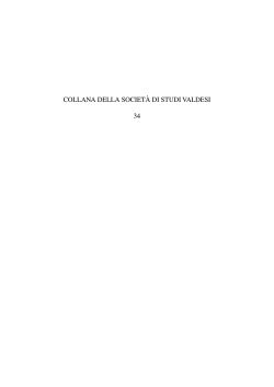 Saggio (PDF) - Claudiana editrice