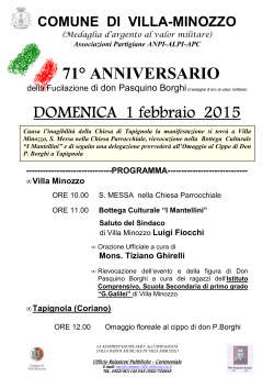 commemorazione don P. Borghi febbraio 2015