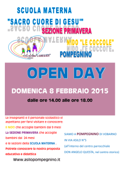 DOMENICA 8 FEBBRAIO 2015