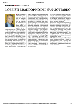 20/1/2015 Corriere del Ticino http://digital.cdt.ch/web/aviator.php