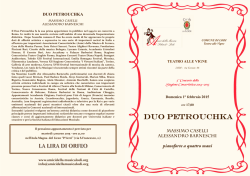 Duo Petrouchka.pub - Amici della musica "A. Schmid"