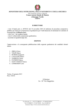 Procedura comparativa per titoli