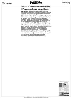Il Pd: &laquo;:nut&iacute; &iacute;e, va cancellato&raquo;