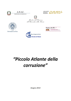 Il Progetto - Piccolo Atlante della Corruzione