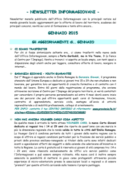 Newsletter Gennaio - Comune di Comacchio