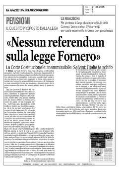 plL OU ESITO PROPOSTO DALLA LEGA