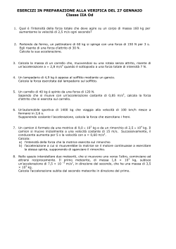esercizi IIAodonto per verifica del 27 gennaio