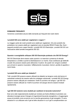 DOMANDE FREQUENTI Vorremmo condividere alcune delle