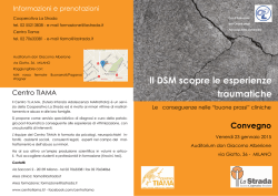 Il DSM scopre le esperienze traumatiche