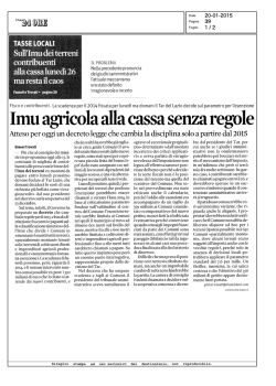 imu agricola alla cassa senza regole
