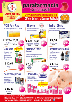 Il Volantino - Parafarmacia Conciapelli