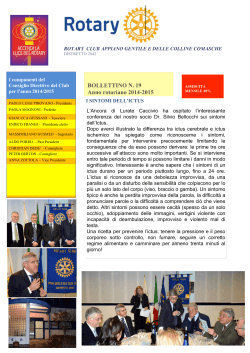 bollettino n.19 - Rotary Appiano Gentile