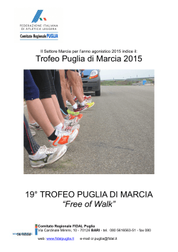 Trofeo Puglia di Marcia 2015