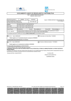 documento unico di regolarit&agrave; contributiva