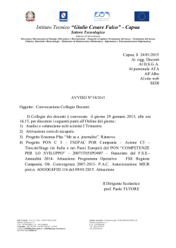 Istituto Tecnico &ldquo;Giulio Cesare Falco&rdquo; - Capua