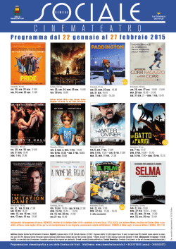 PDF programma 22 gen - La Cineteca del Friuli