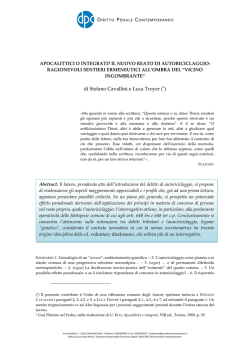 Download Documento - Diritto penale contemporaneo