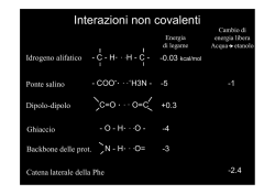 Interazioni non covalenti