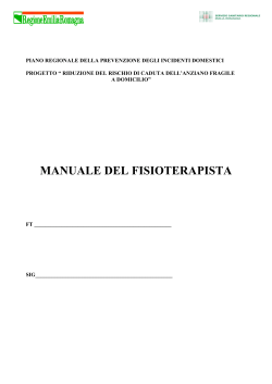 MANUALE DEL FISIOTERAPISTA - Salute Emilia