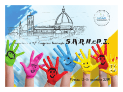 Arrivederci al 19° Congresso Nazionale S.A.R.N.eP.I. Firenze, 12-14