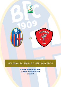 Bologna-Perugia, clicca qui per scaricare il match