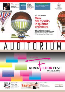 Scarica il PDF - Auditorium Parco della Musica