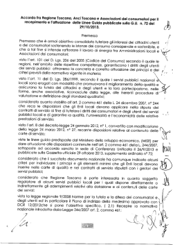 Accordo - Adiconsum Toscana
