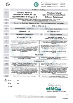 Direttiva 94/ 9/ CE Directive 94/ 9/ CE