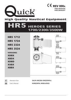 Rev. 000 A HR5 Heroes Series 1700/2300/3500W