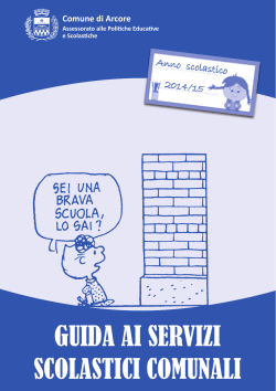 Guida ai servizi scolastici comunali 2014-15