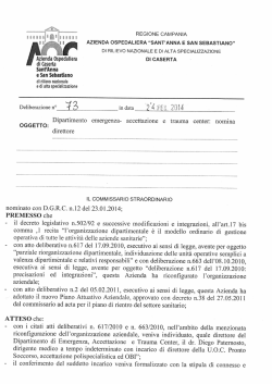 dipartimento emergenza-accettazione e trauma center