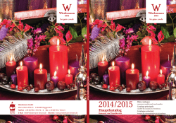 Hauptkatalog - Wiedemann Kerzen