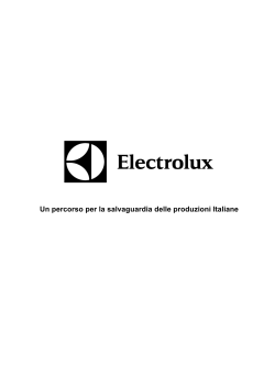 Position paper di Electrolux
