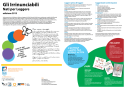 Irrinunciabili 2014 - Comune di Pozzuolo del Friuli