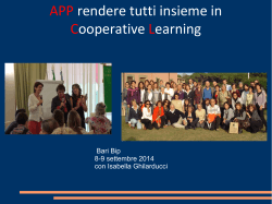 APP rendere tutti insieme in Cooperative Learning